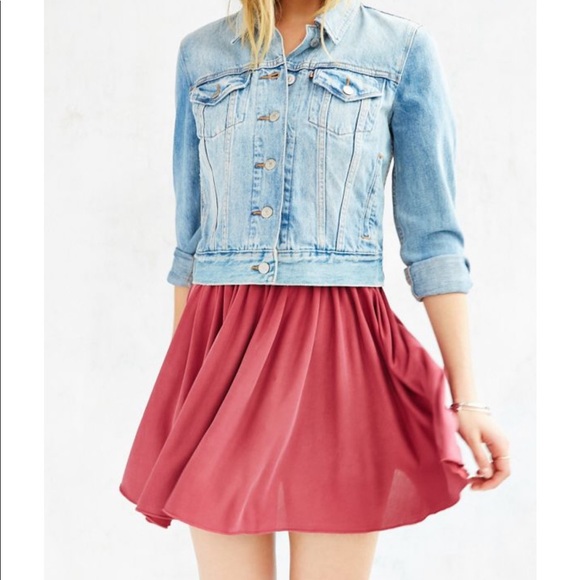 UO Silence and Noise light teal green mini skirt - Picture 8 of 8